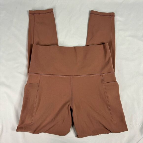 Athleta Salutation Legging Size XS Stash Pocket II Hearth Rose 7/8 Gym Active - Picture 1 of 11
